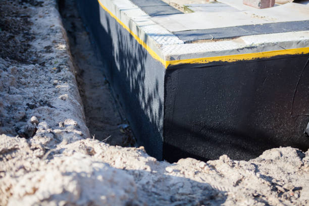 Professional Waterproofing technician working in Chatham, IL